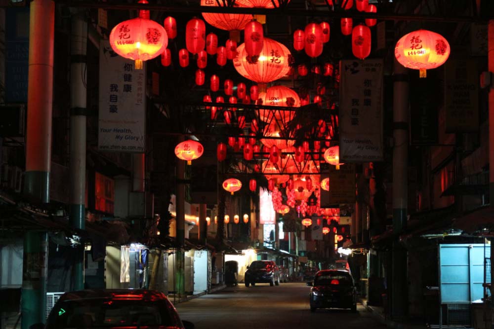 Китайские фонарики в Куала-Лумпуре