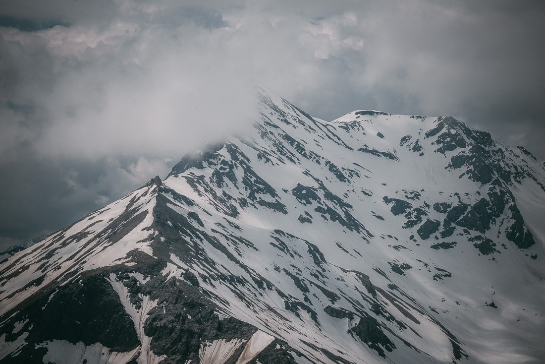 Вид на одну из вершин Альпийской системы гор