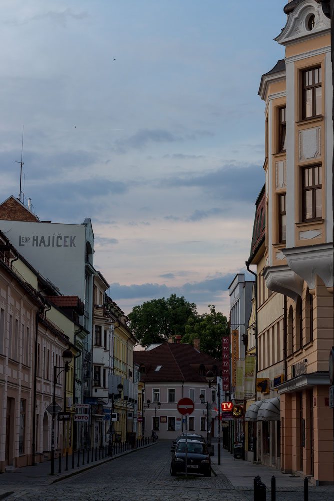Улочка в Ческе-Будеёвице - в принципе типичная чешская улица, они все примерно похожи между собой:)