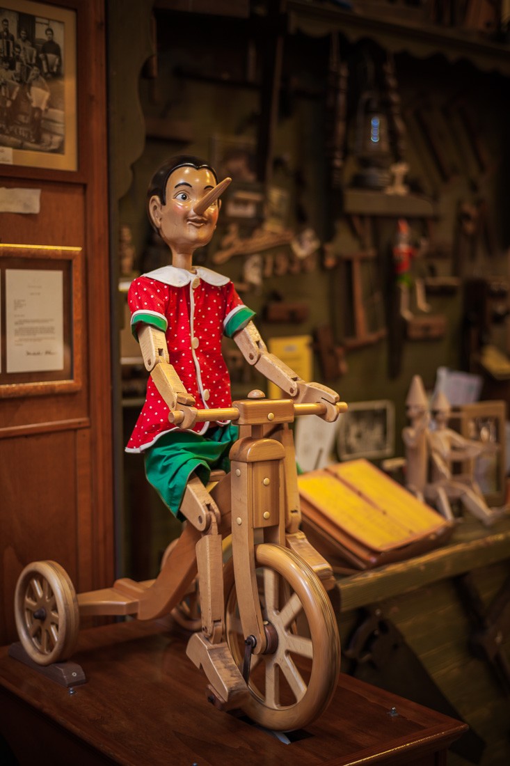 Пиноккио на велосипеде:)