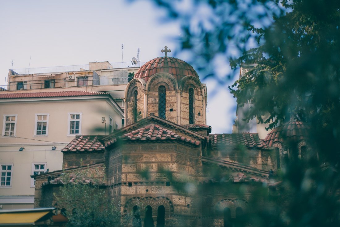 Вот так выглядит Византийская церковь Панагии Капникареа