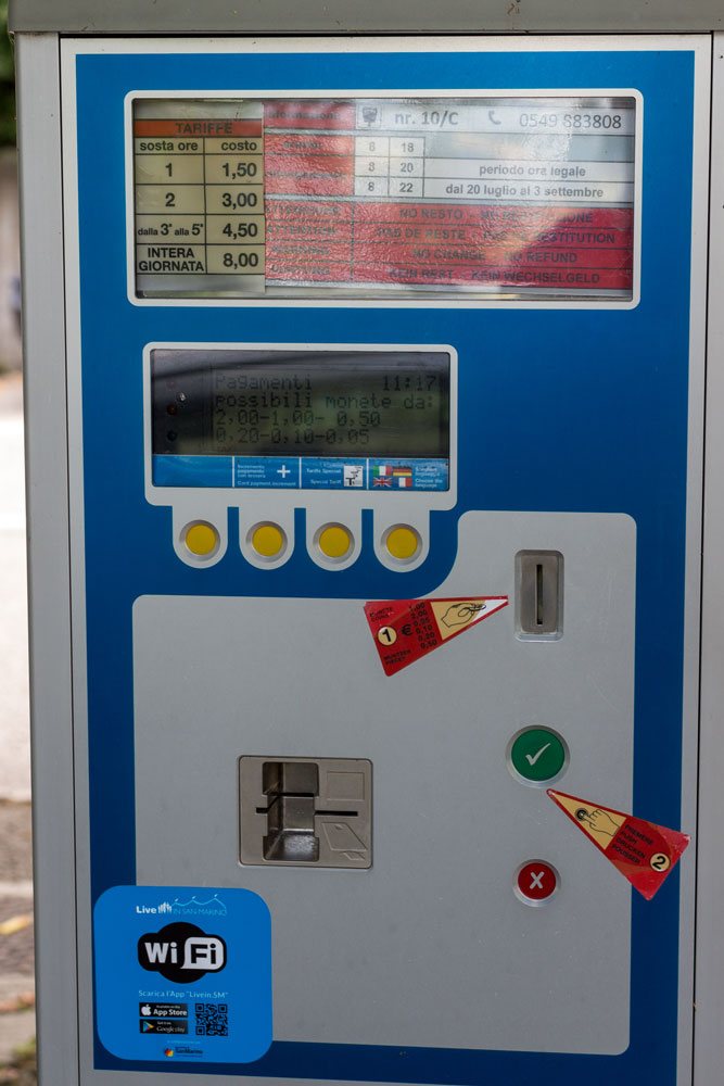 Автомат для оплаты парковки