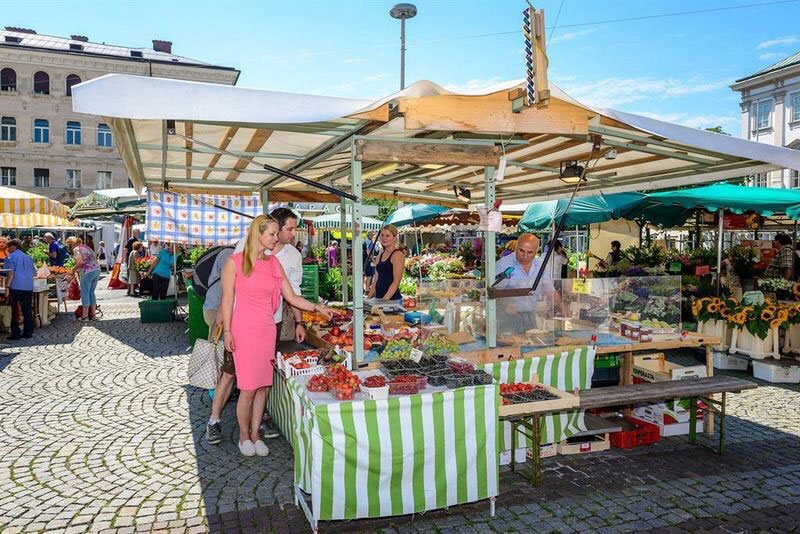 Типичный рынок в Зальцбурге